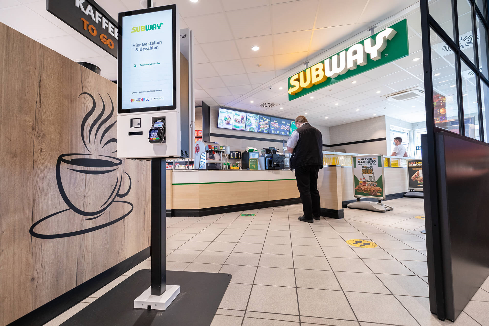 Order kiosk at Subway Germany